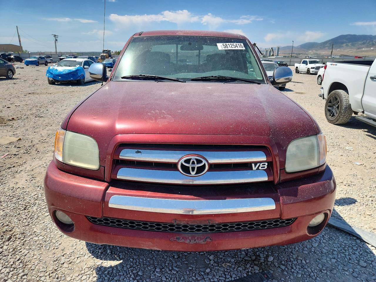 2003 Toyota Tundra Access Cab Sr5 Burgundy vin: 5TBBT44163S335607