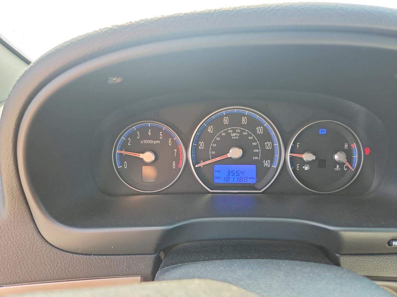 2007 Hyundai Santa Fe Se Blue vin: 5NMSH73E67H060604
