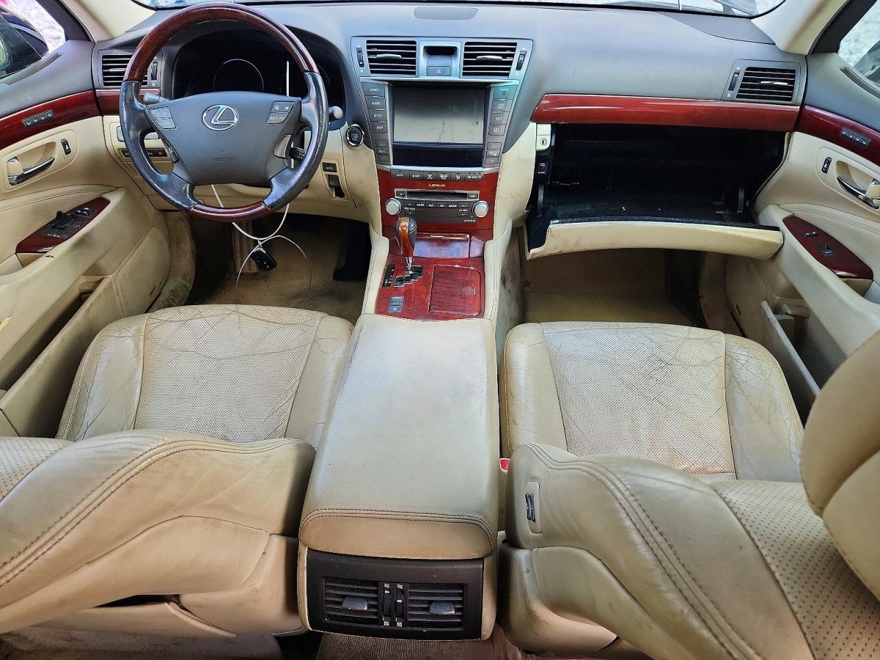 2012 Lexus Ls 460 Black vin: JTHBL5EFXC5111641