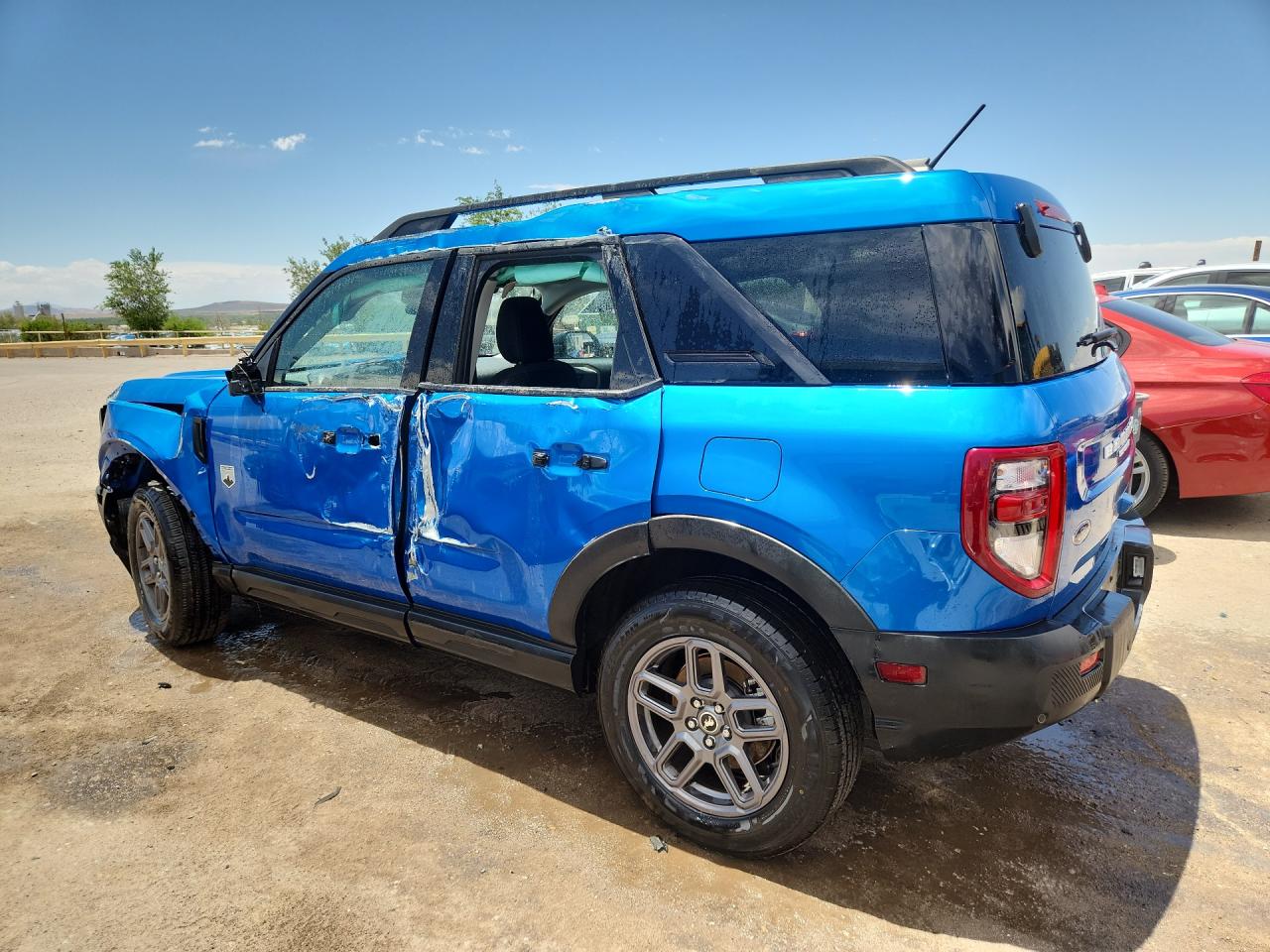 2025 Ford Bronco Sport Big Bend Blue vin: 3FMCR9BNXSRE09685 Damage: Left Side Curtain Air Bag, Deployed, Replacement Required
