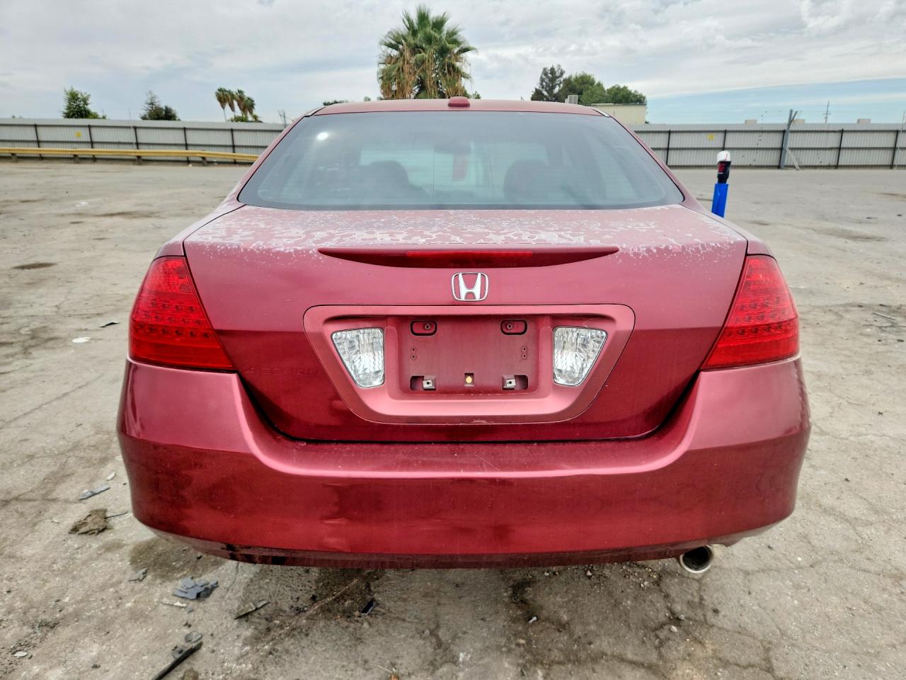 2006 Honda Accord Ex Burgundy vin: 1HGCM56876A182764