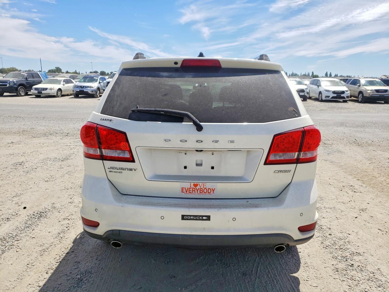 2012 Dodge Journey Crew White vin: 3C4PDDDG5CT283634
