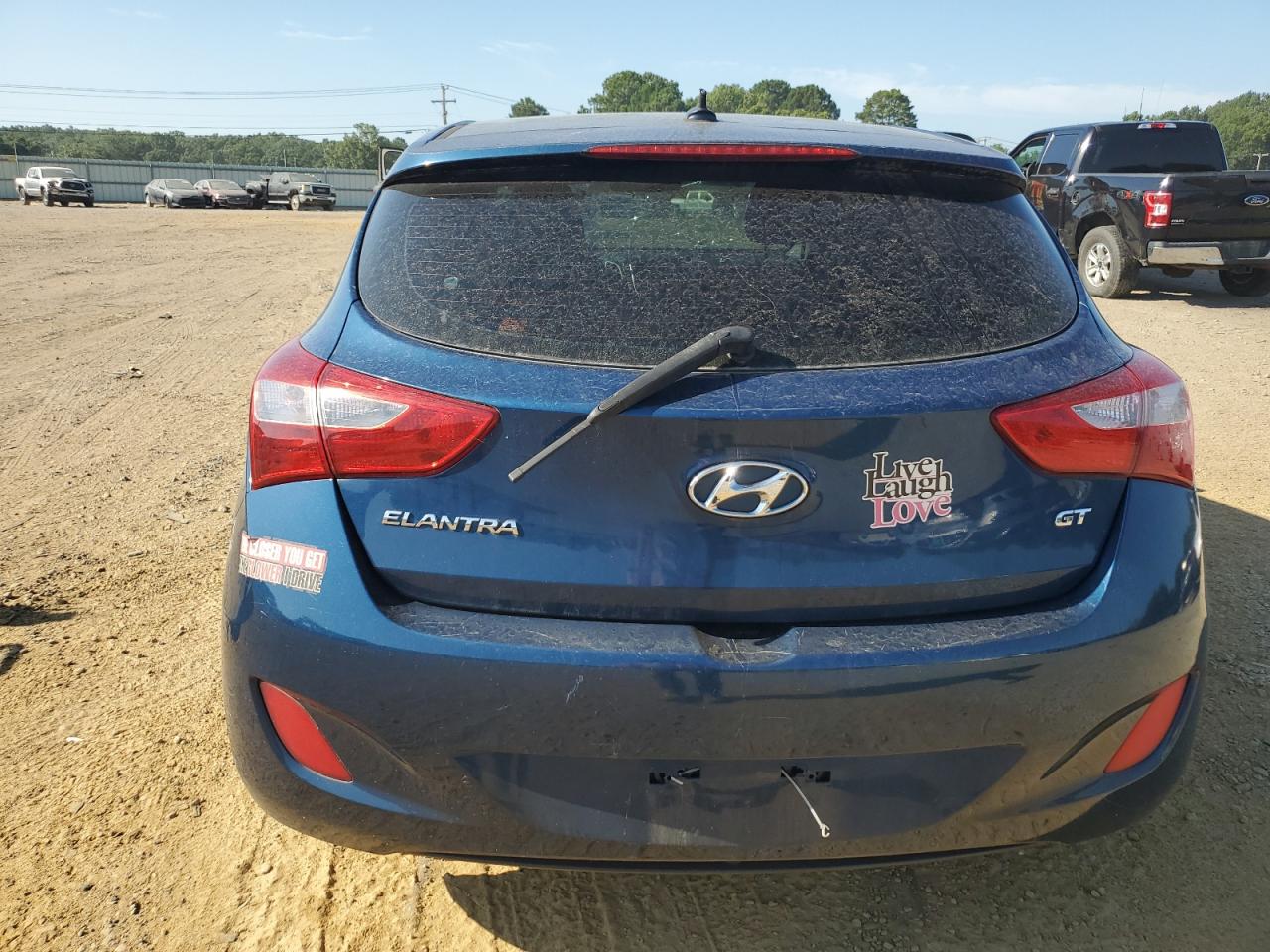 2014 Hyundai Elantra Gt Base Blue vin: KMHD35LH1EU195609