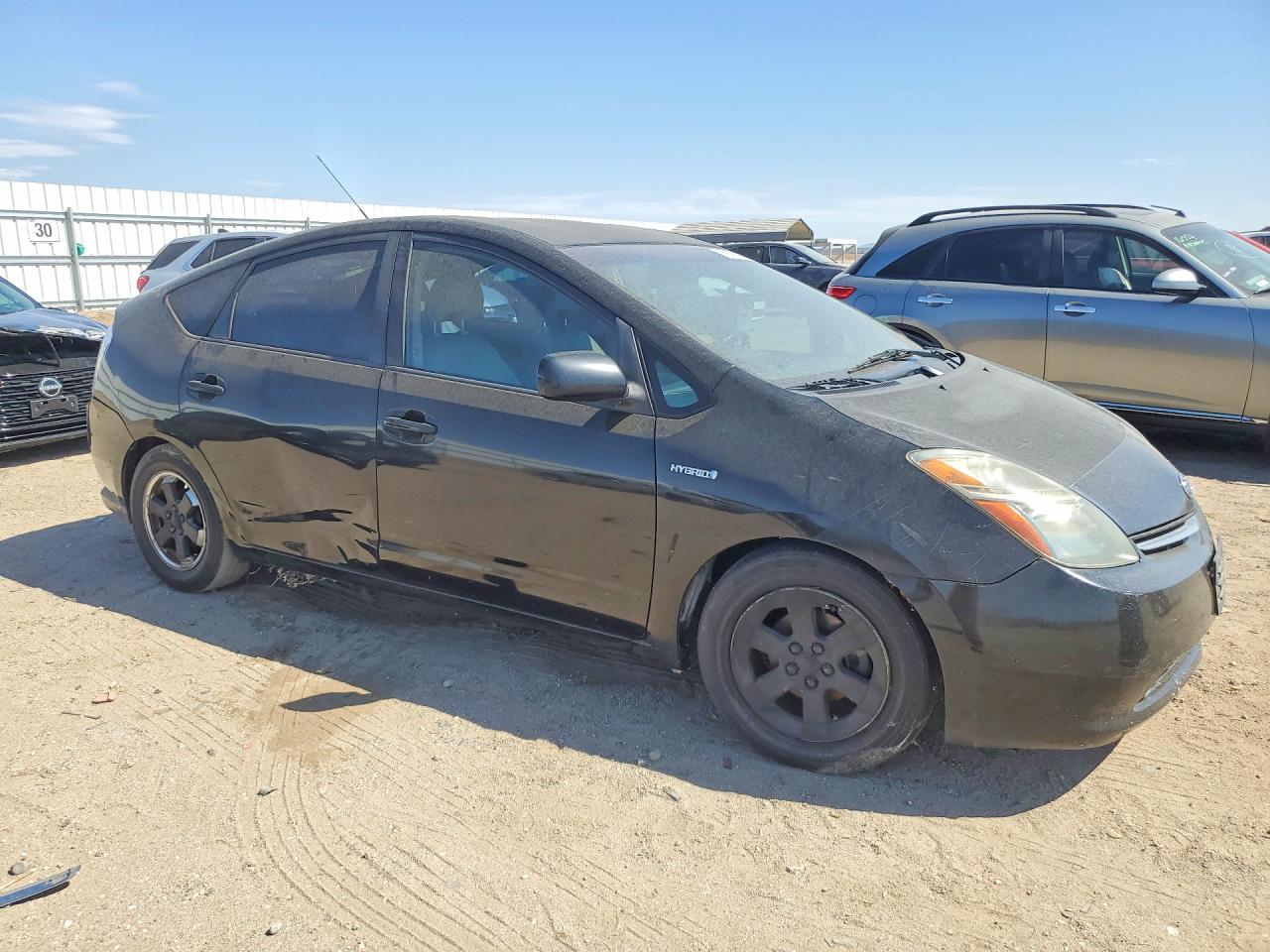 2008 Toyota Prius Base Black vin: JTDKB20U183329107