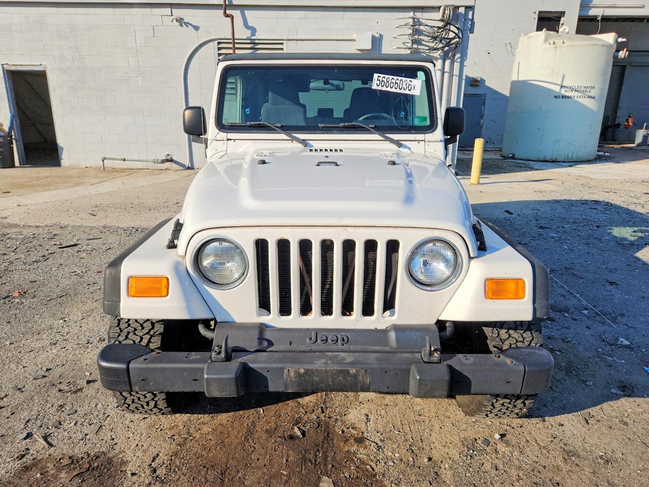 2003 Jeep Wrangler / Tj Sport White vin: 1J4FA49S23P371332