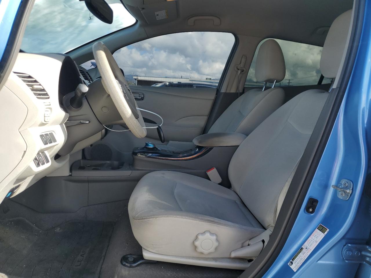 2011 Nissan Leaf Sv Синий vin: JN1AZ0CP5BT000888