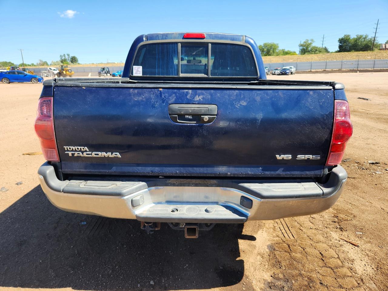 2007 Toyota Tacoma Double Cab Blue vin: 5TELU42N37Z403630