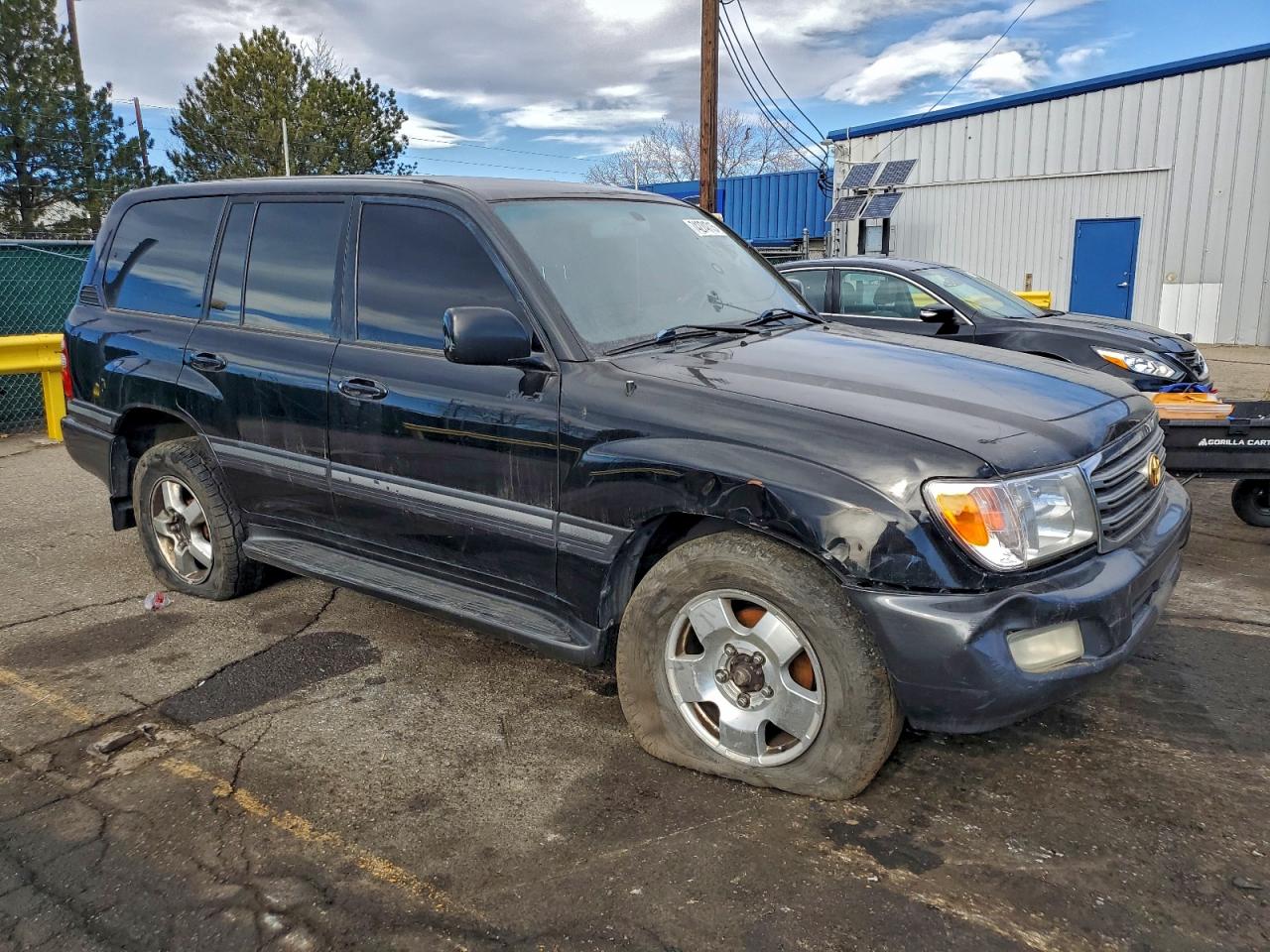 2003 Toyota Land Cruiser Black vin: JTEHT05J932046409