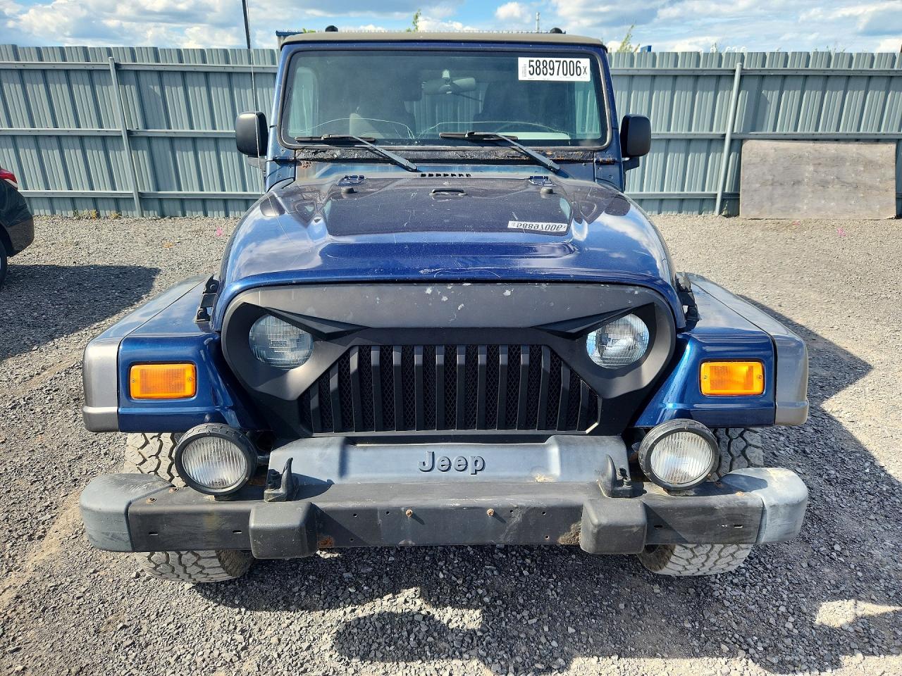 2004 Jeep Wrangler / Tj Sport Blue vin: 1J4FA49S34P724274