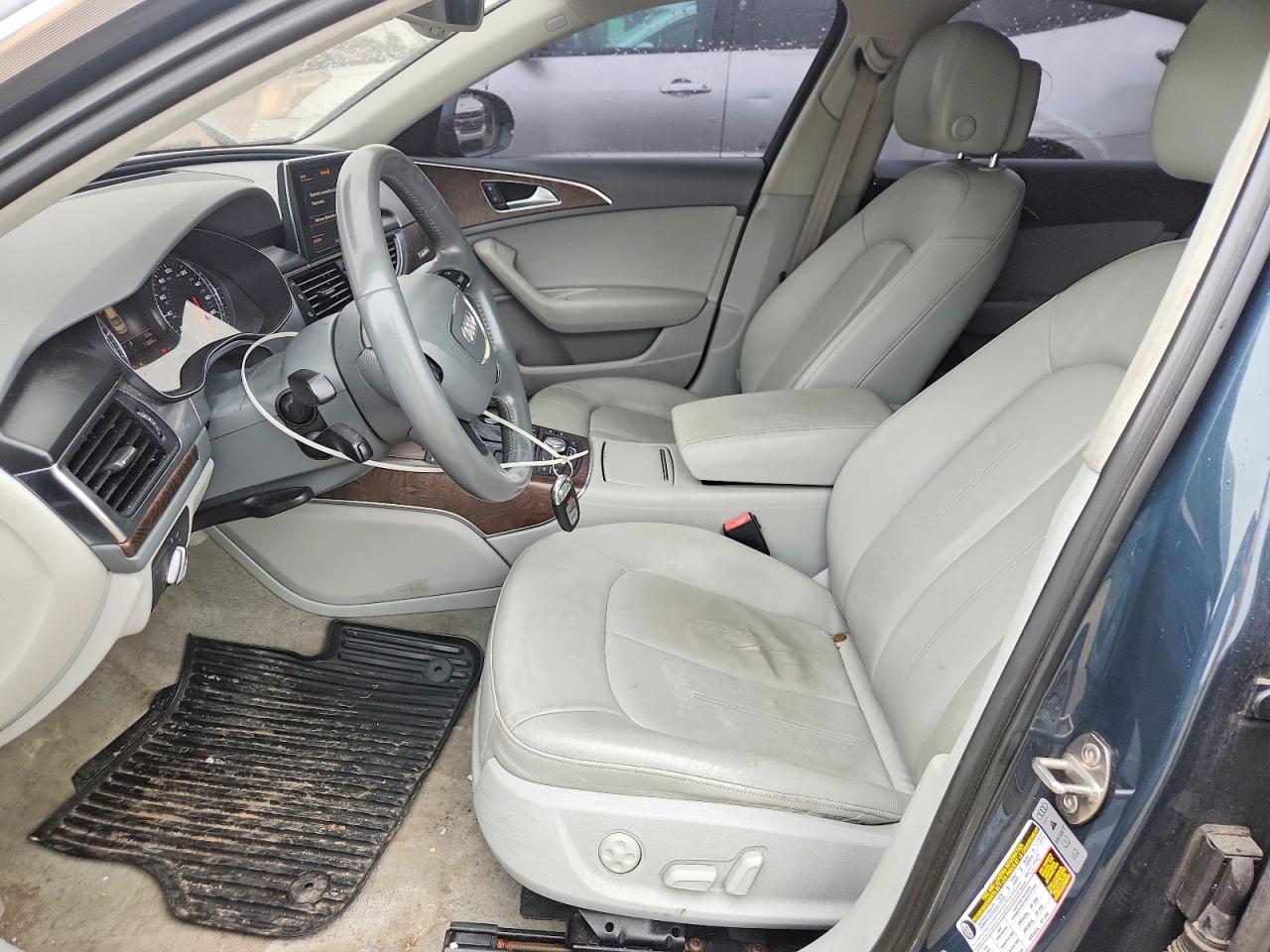 2013 Audi A6 Premium Plus Gray vin: WAUGFAFC0DN115577