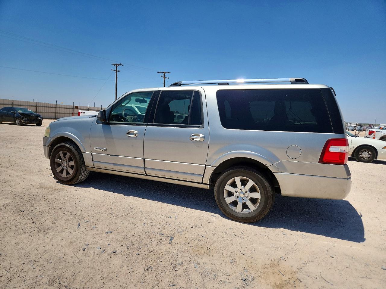 2008 Ford Expedition El Limited Silver vin: 1FMFK19548LA43772