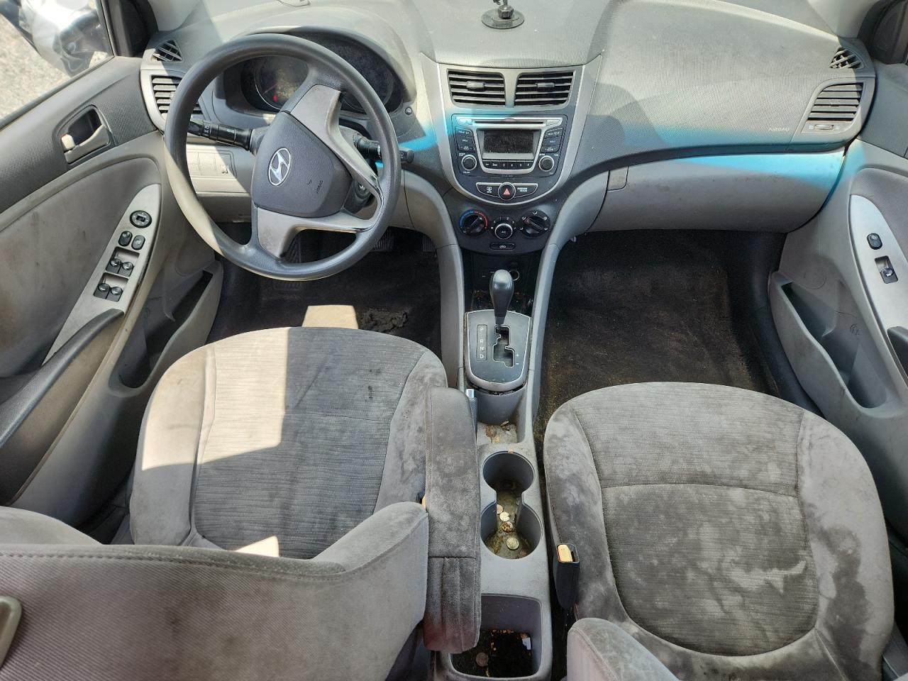 2015 Hyundai Accent Gls Gray vin: KMHCT4AE8FU897992