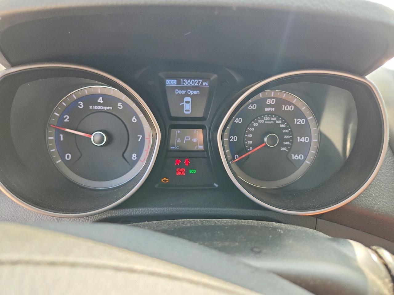 2013 Hyundai Elantra Gt Base Gray vin: KMHD35LE1DU078617