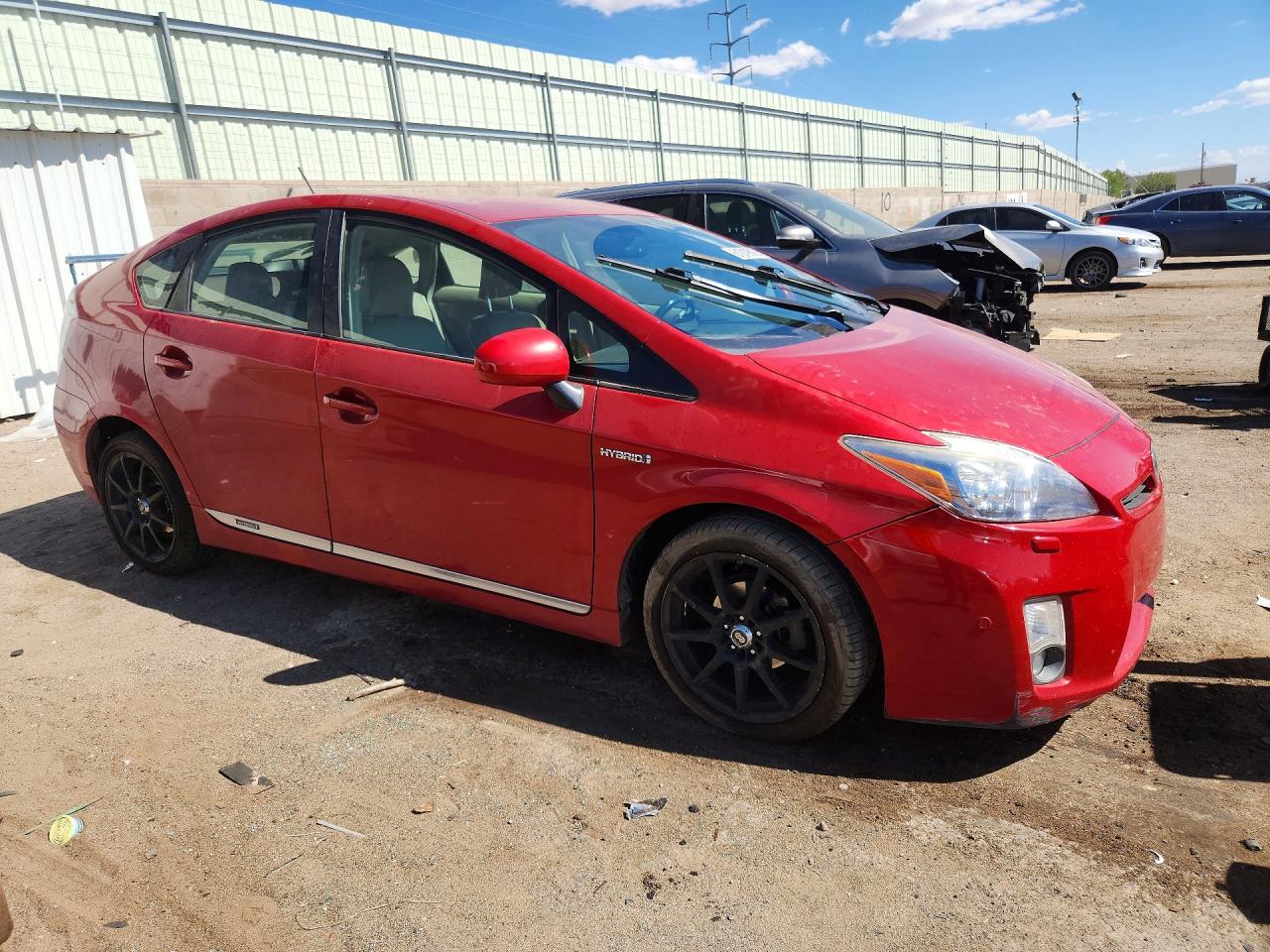 2011 Toyota Prius Five Red vin: JTDKN3DU0B0318485