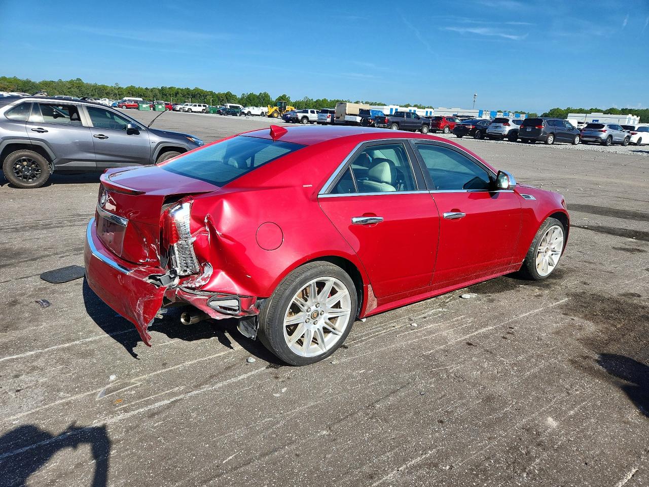 2010 Cadillac Cts Luxury Collection Red vin: 1G6DE5EG1A0114289