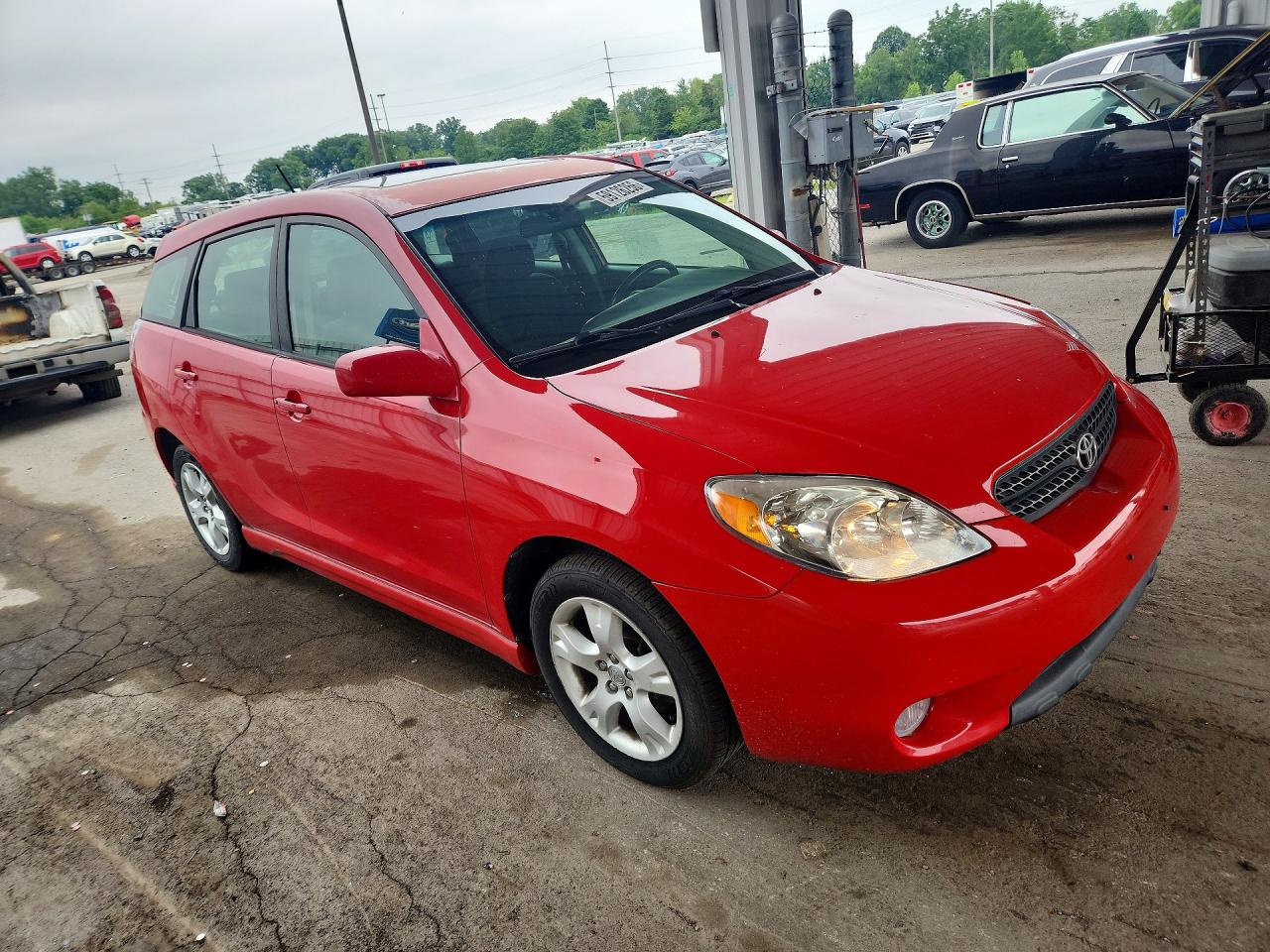 2007 Toyota Corolla Matrix Xr Red vin: 2T1KR32E67C652999