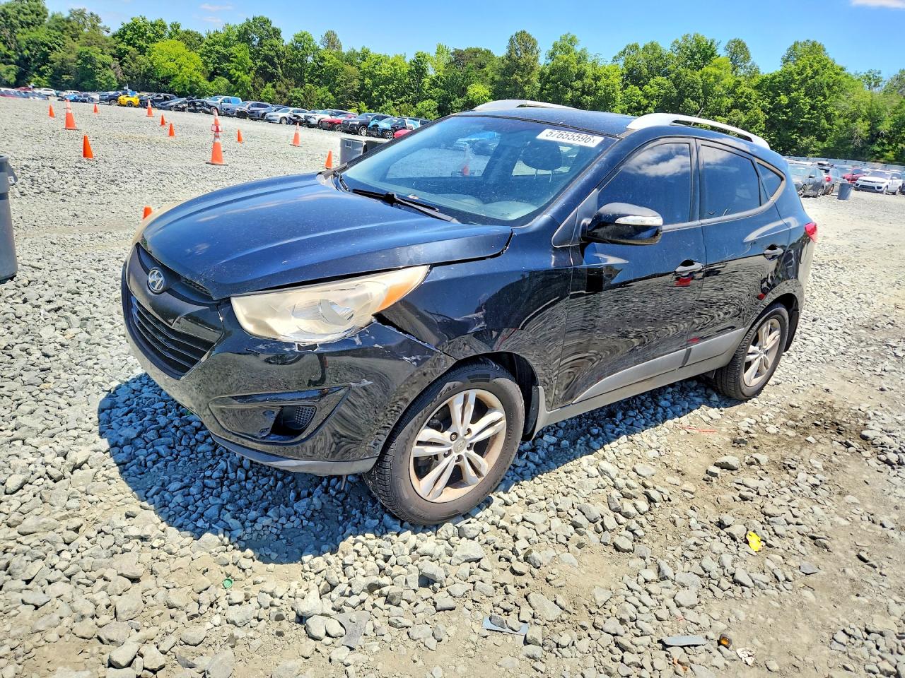 2012 Hyundai Tucson Gls Black vin: KM8JU3AC0CU344729