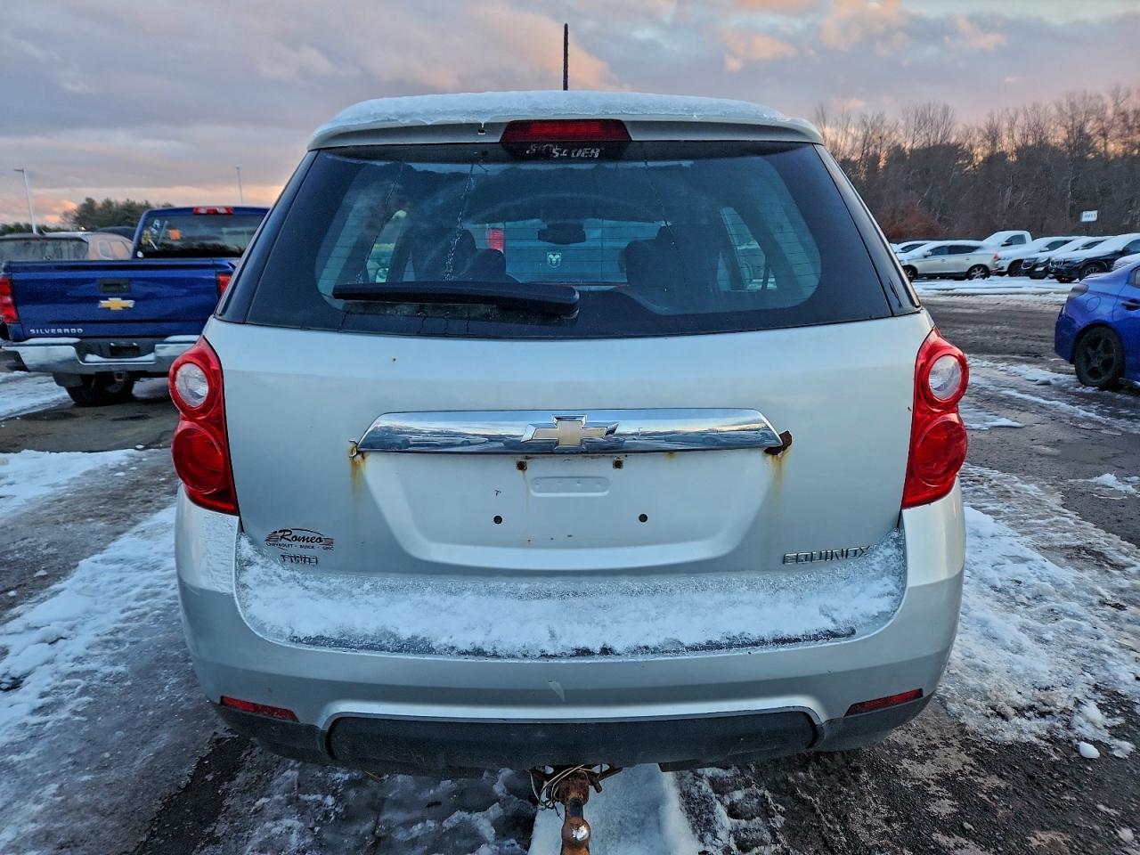 2015 Chevrolet Equinox Ls Silver vin: 2GNFLEEK9F6217823