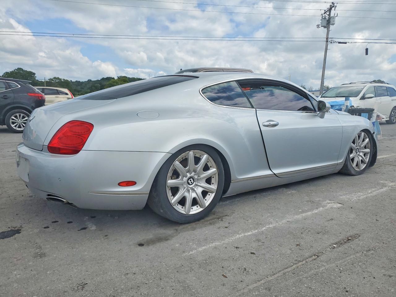 2005 Bentley Continental Gt Silver vin: SCBCR63W95C024120