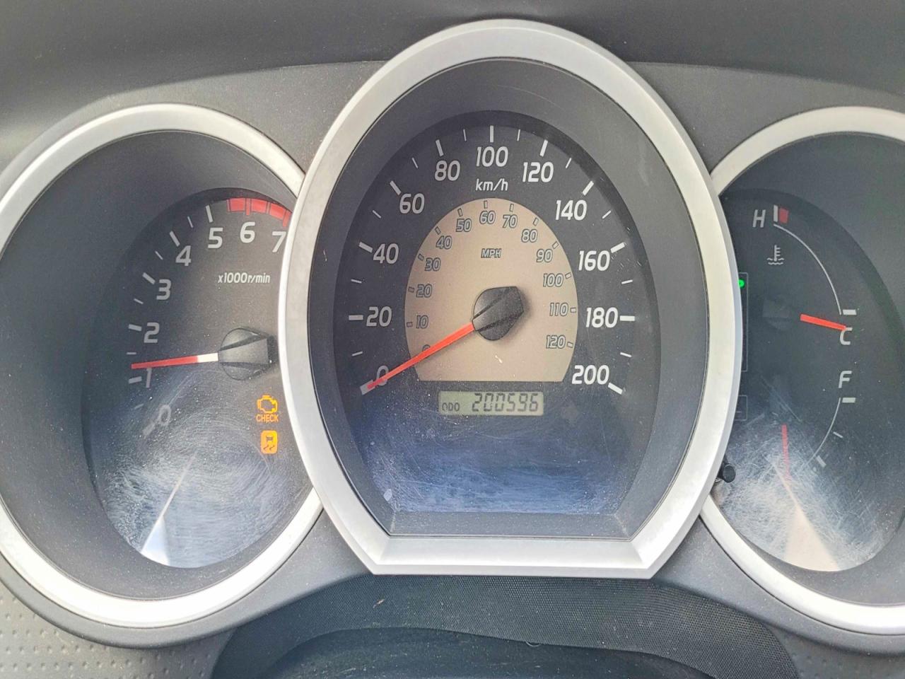 2010 Toyota Tacoma Access Cab Red vin: 5TEUU4EN6AZ672177