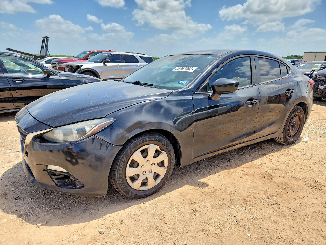 2015 Mazda 3 Sport Black vin: 3MZBM1U77FM201388