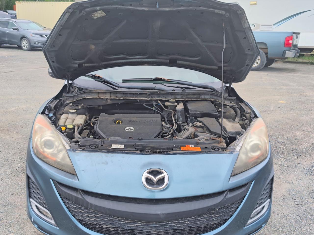 2010 Mazda 3 I Blue vin: JM1BL1HF9A1299336