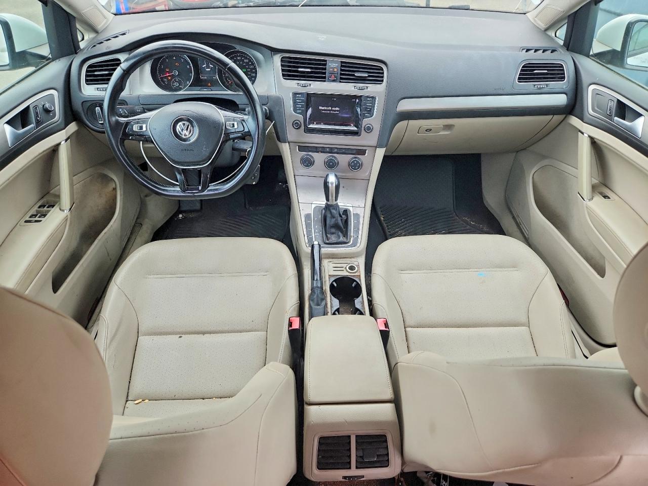 2015 Volkswagen Golf White vin: 3VW217AUXFM008836
