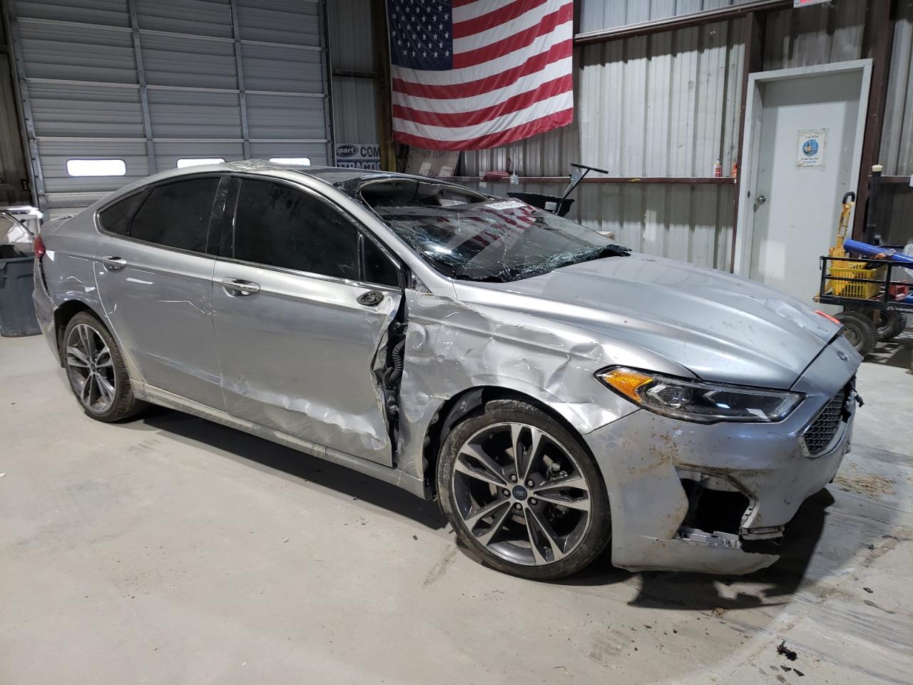 2020 Ford Fusion Titanium Silver vin: 3FA6P0D96LR192808