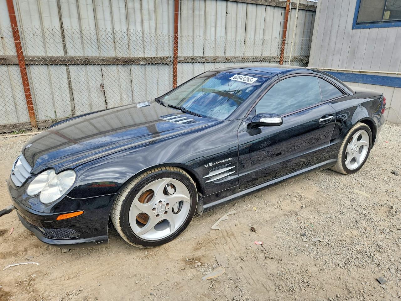 2004 Mercedes-benz Sl 55 Amg Black vin: WDBSK74F14F078959