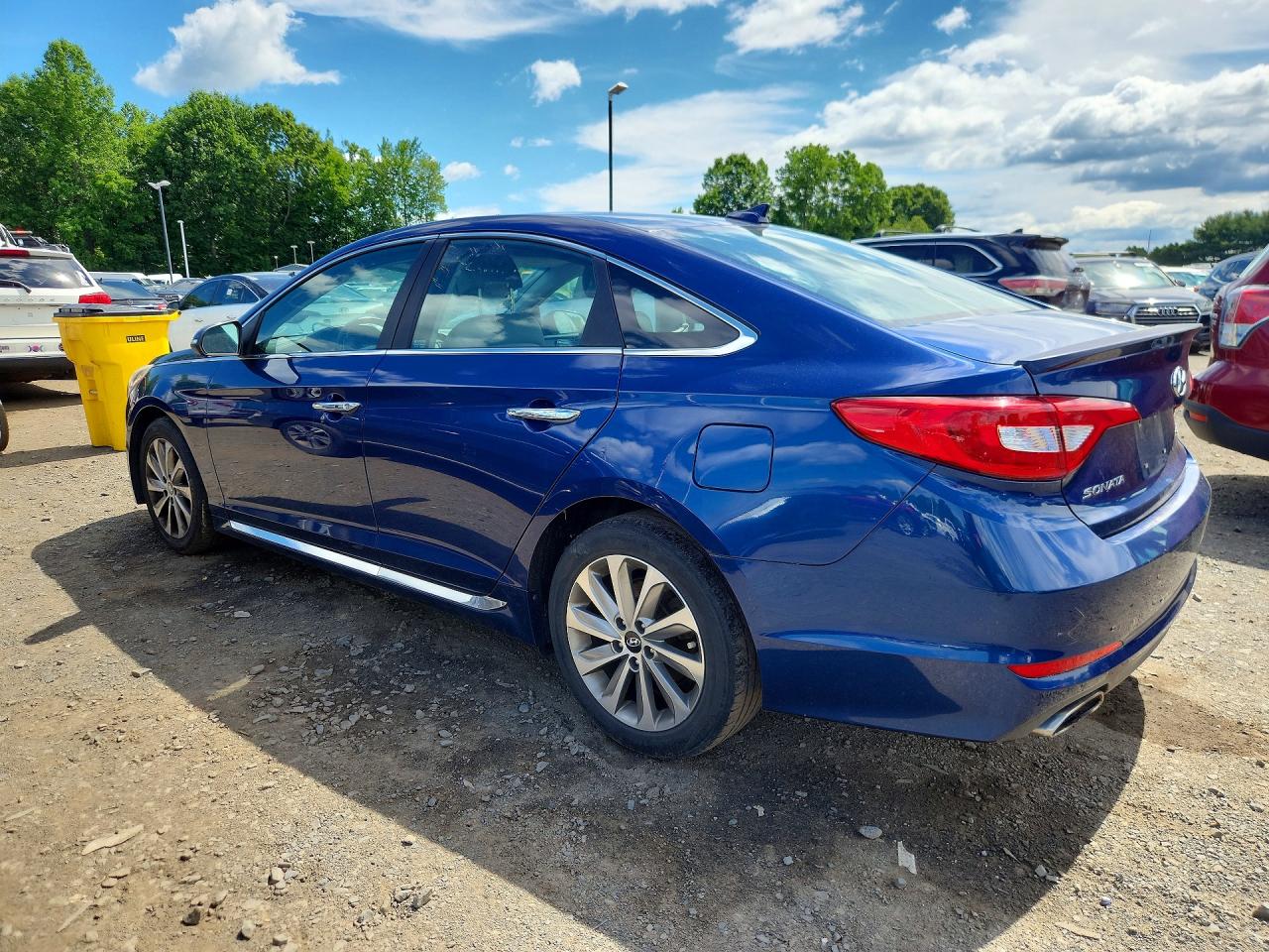 2015 Hyundai Sonata Sport Blue vin: 5NPE34AF2FH136195