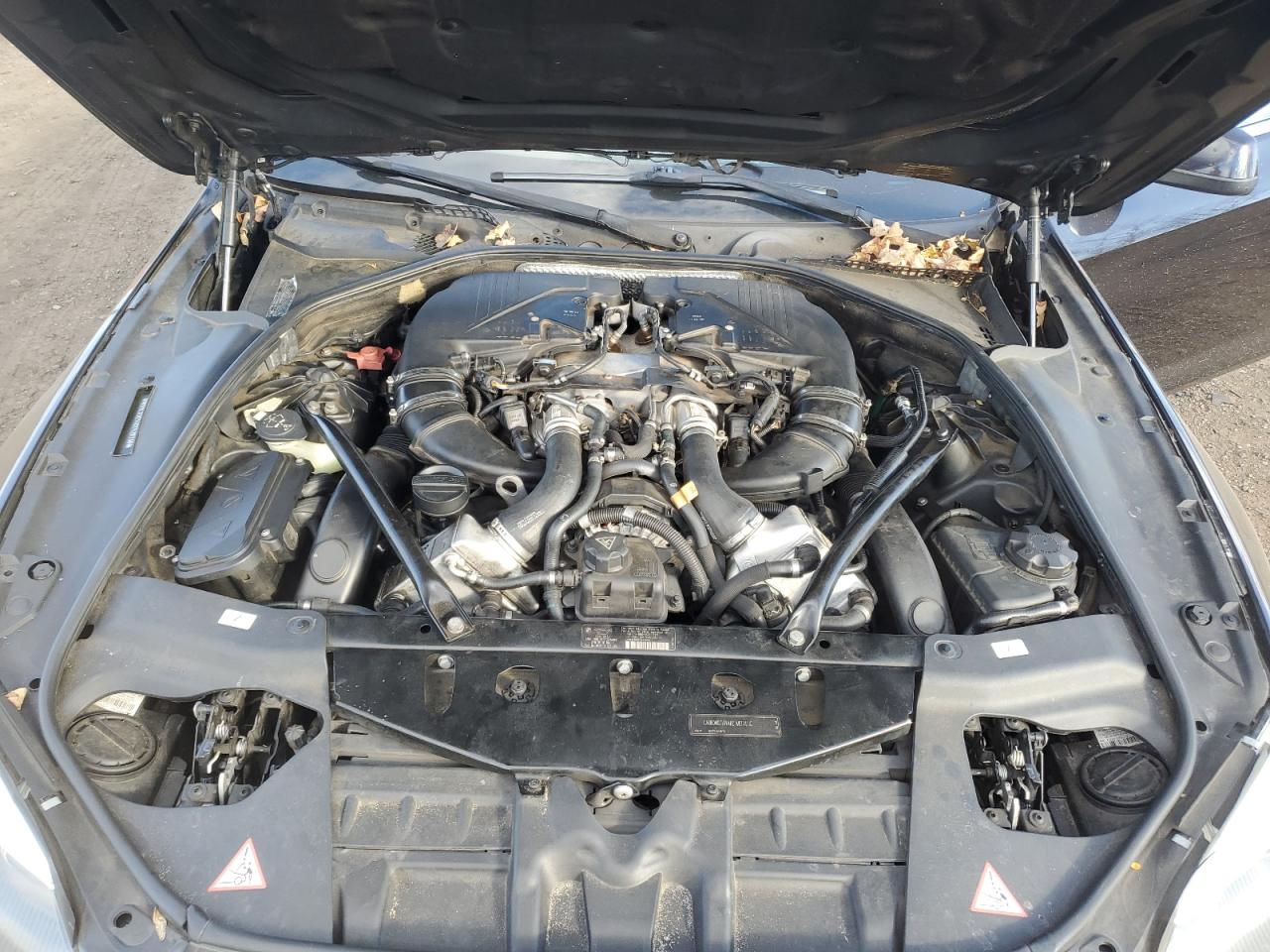 2012 Bmw 650 I Black vin: WBALX3C54CC528738