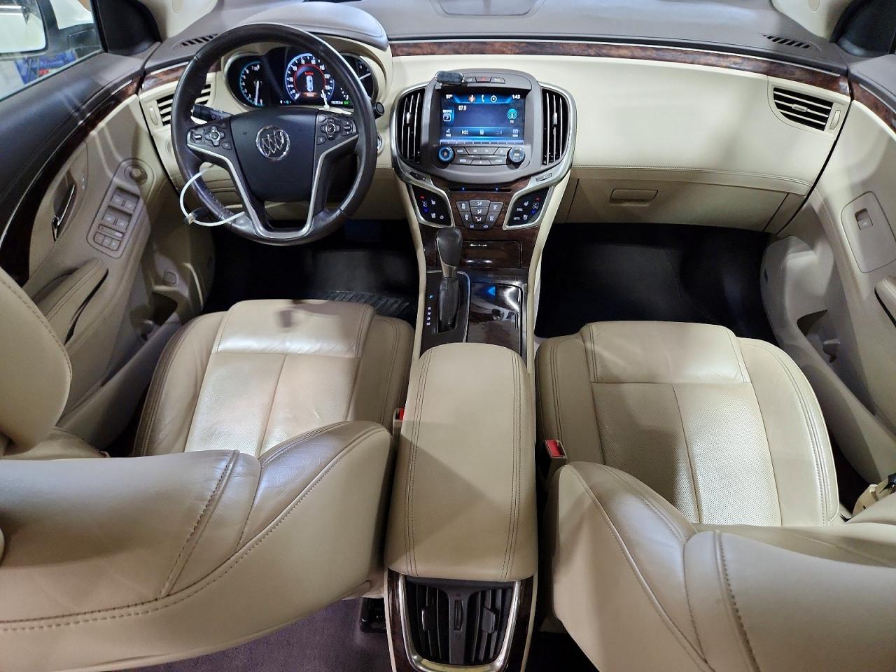 2014 Buick Lacrosse Premium White vin: 1G4GE5G37EF248601