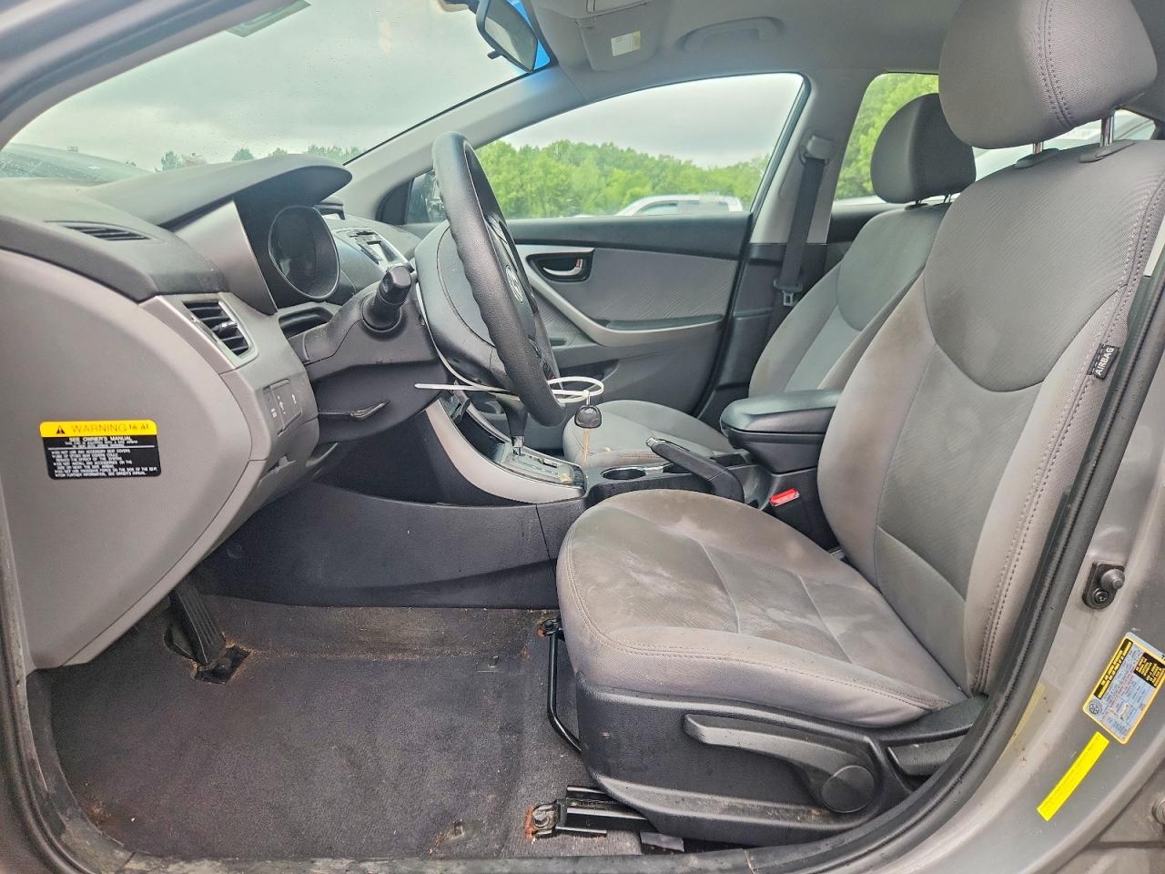 2013 Hyundai Elantra Gls Gray vin: 5NPDH4AE8DH378135
