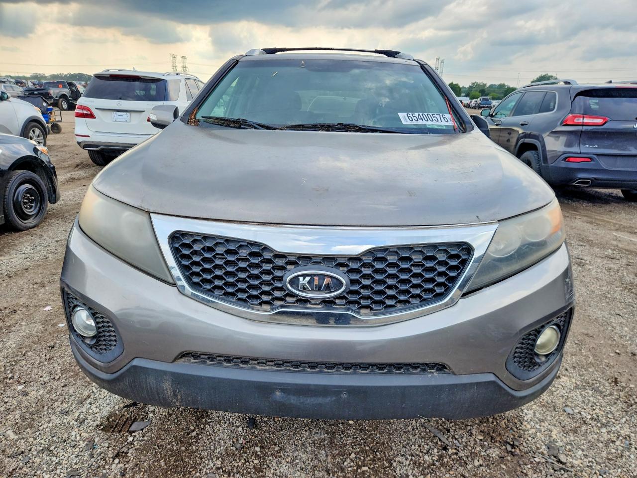 2011 Kia Sorento Lx Brown vin: 5XYKT3A12BG185867