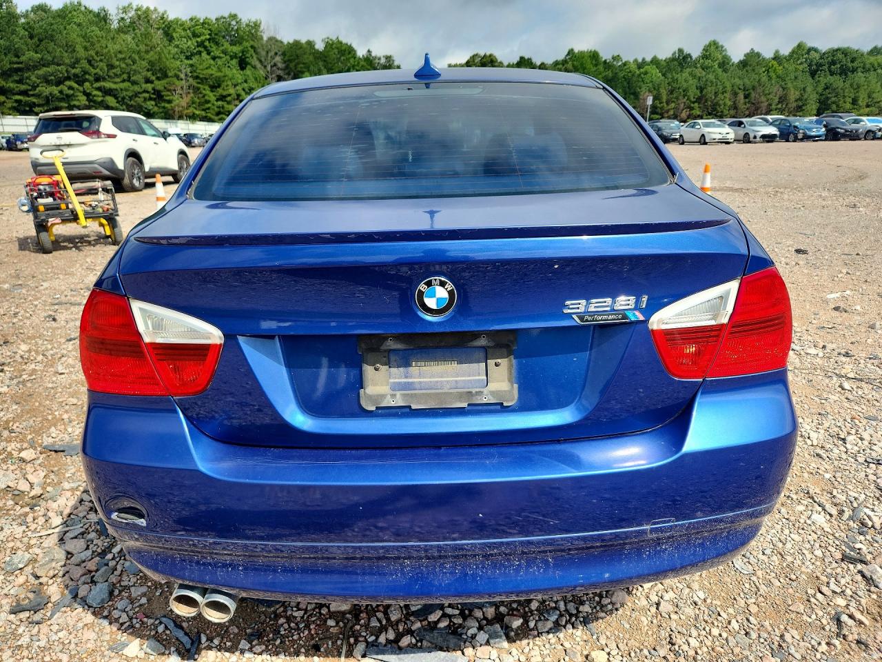 2007 Bmw 328 I Sulev Blue vin: WBAVC53577FZ75973