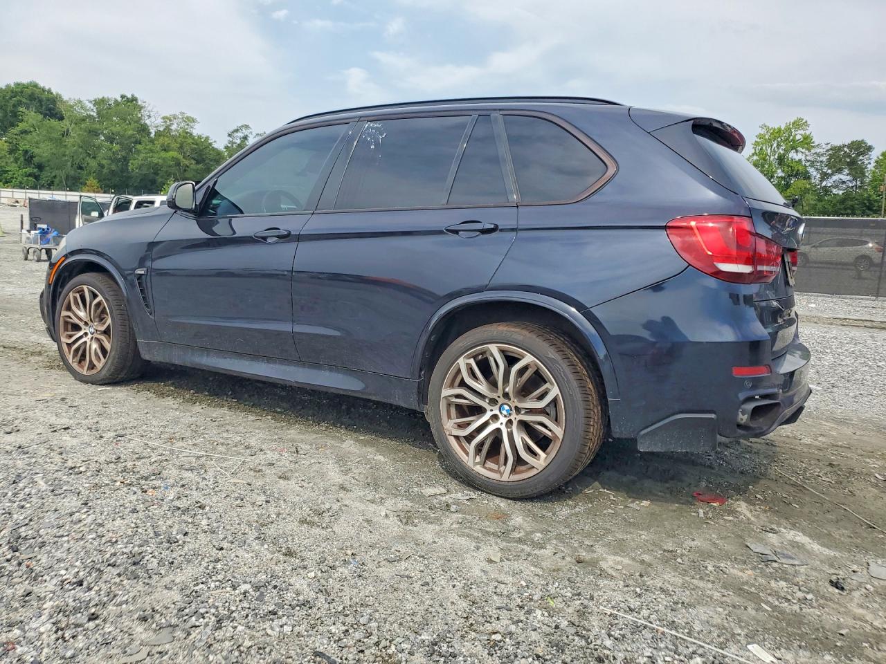 2015 Bmw X5 Xdrive50i Blue vin: 5UXKR6C53F0J79134