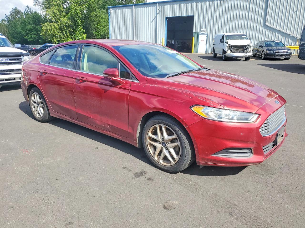2015 Ford Fusion Se Red vin: 3FA6P0HD2FR244258