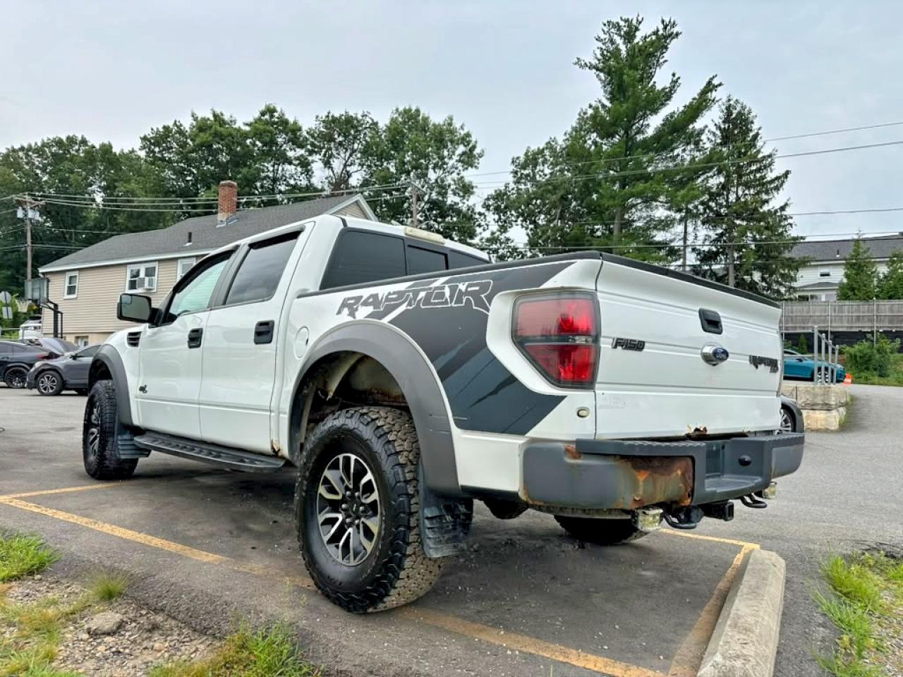 2012 Ford F150 Svt Raptor White vin: 1FTFW1R66CFC93216