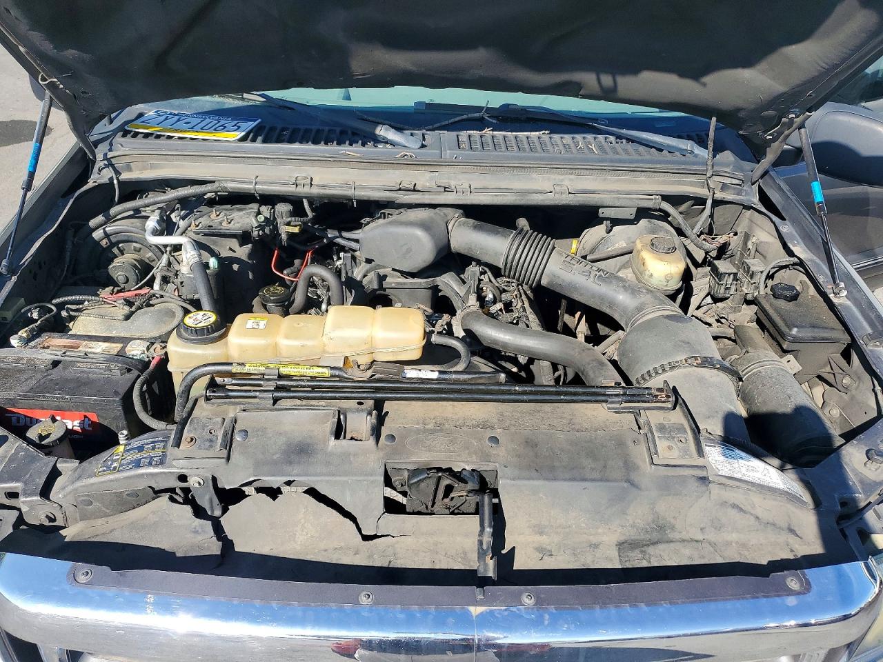 2002 Ford F250 Super Duty Gray vin: 1FTNX21LX2EC31936