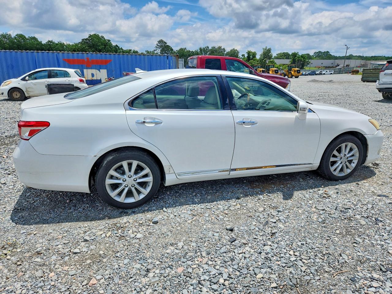 2010 Lexus Es 350 White vin: JTHBK1EG2A2356081
