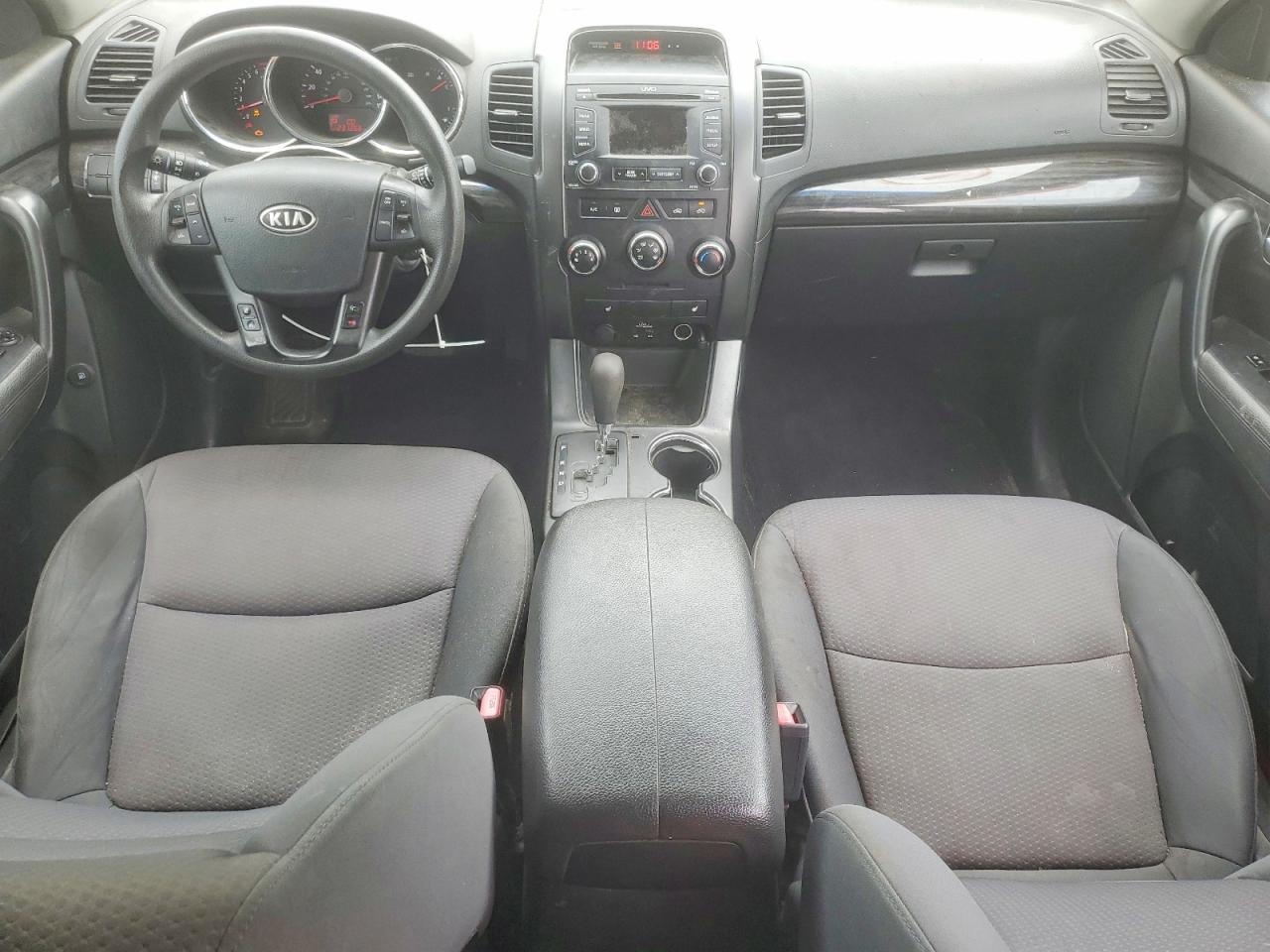 2013 Kia Sorento Lx Black vin: 5XYKT3A67DG411934
