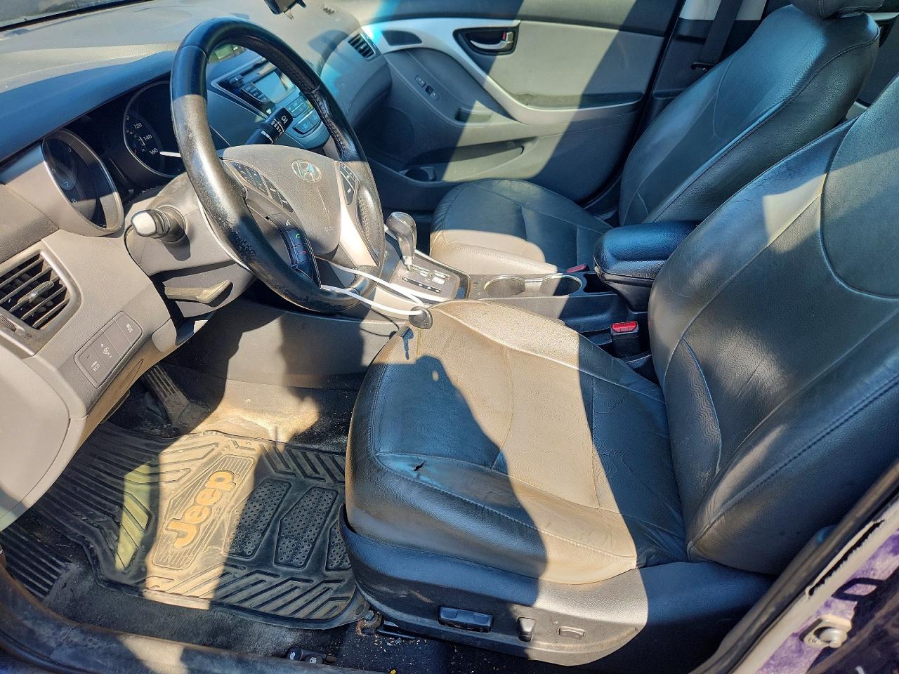 2013 Hyundai Elantra Limited Blue vin: 5NPDH4AE9DH249370