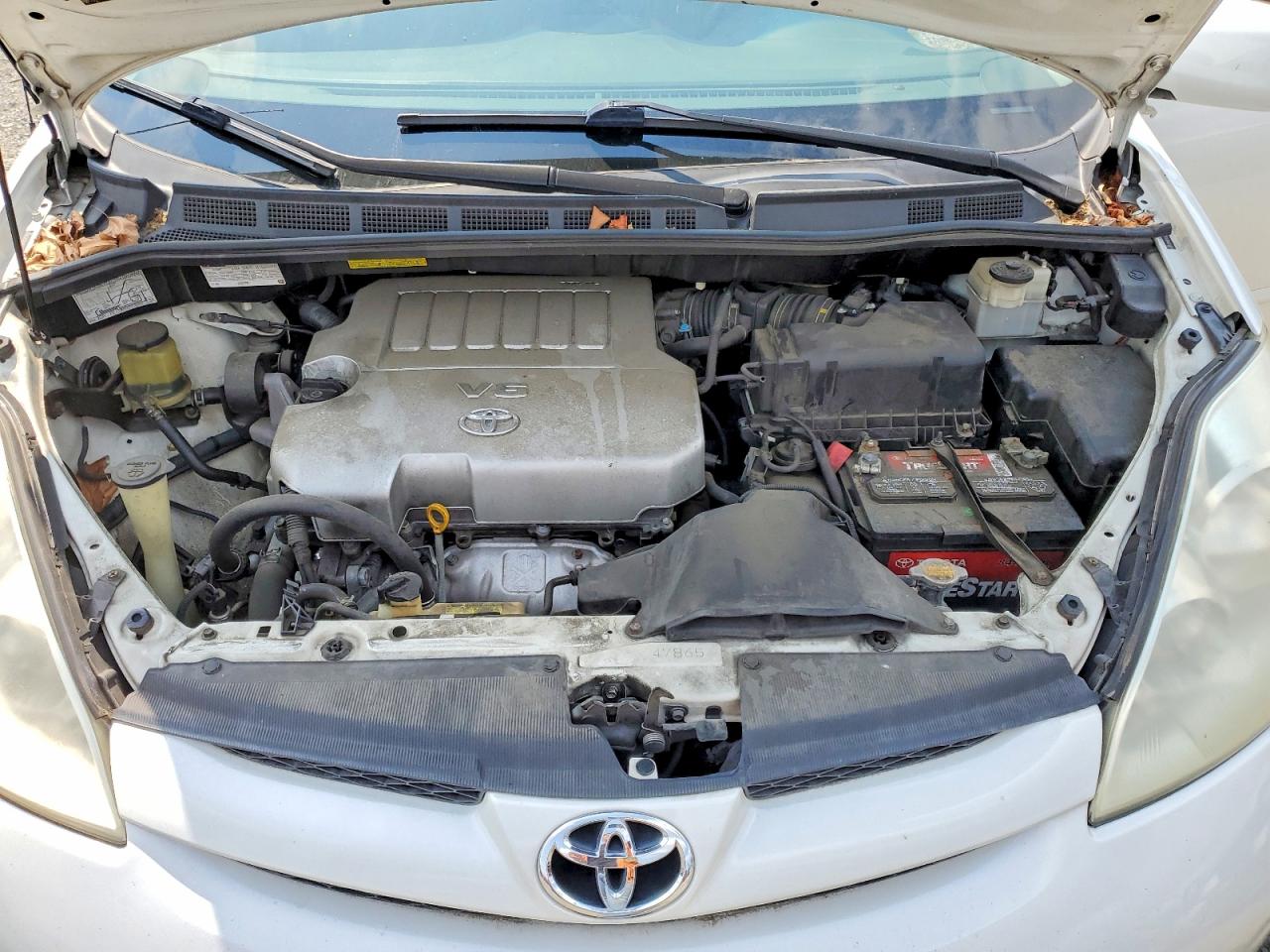 2010 Toyota Sienna Xle Белый vin: 5TDYK4CC6AS300876