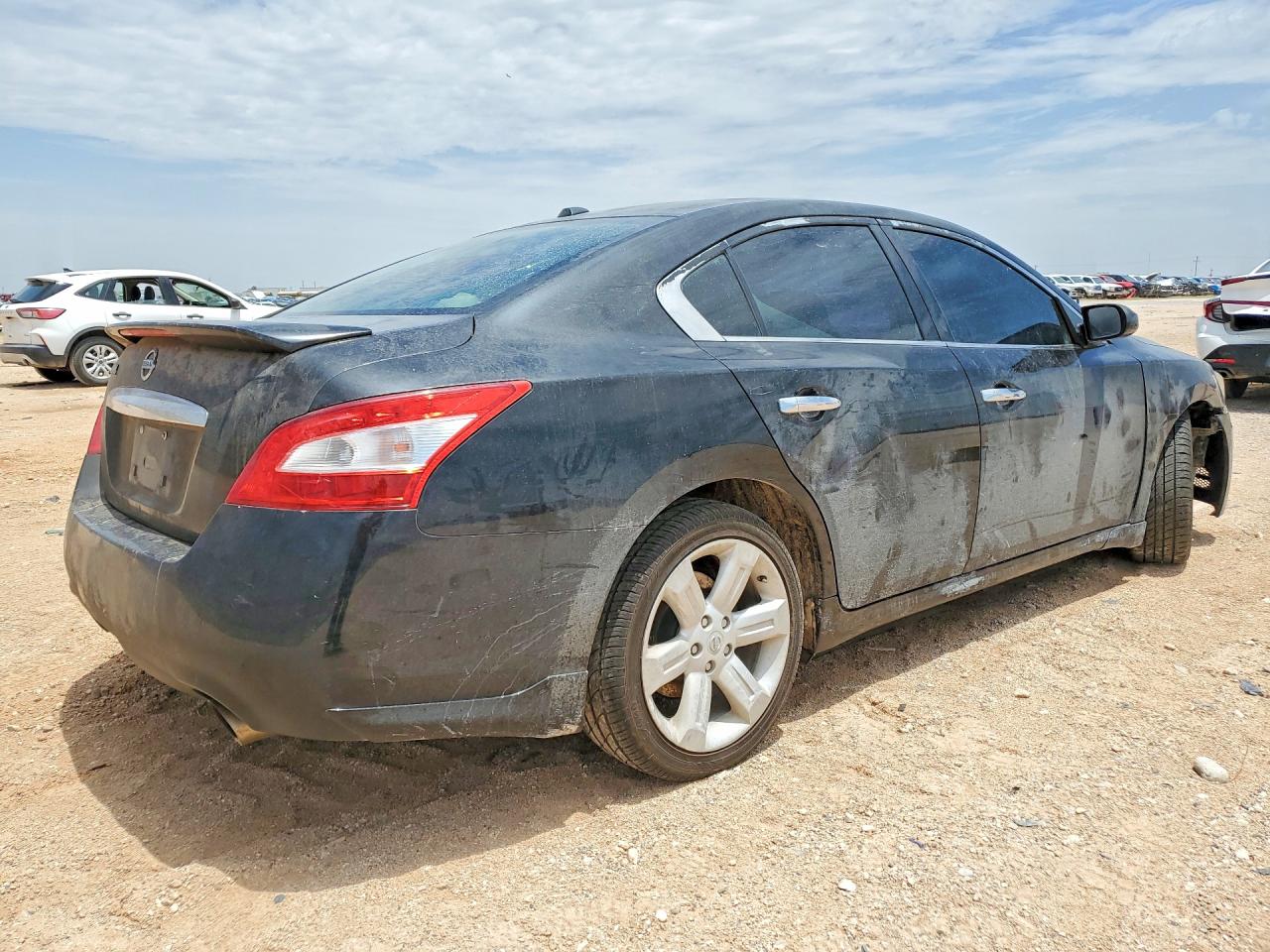 2009 Nissan Maxima 3.5 S Black vin: 1N4AA51E19C821215
