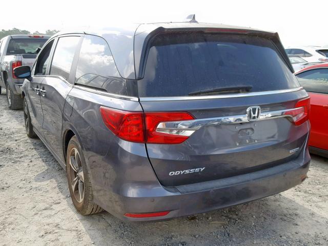 2018 Honda Odyssey Touring Gray vin: 5FNRL6H89JB006264
