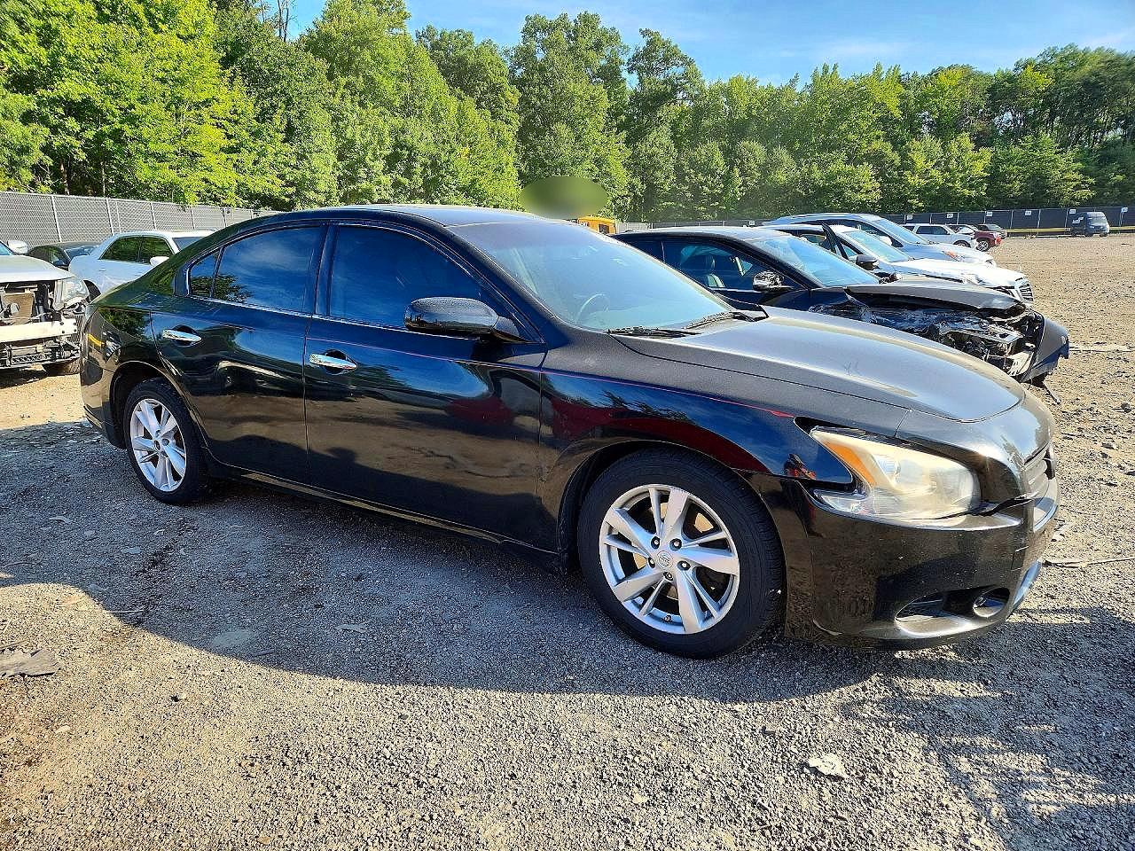 2014 Nissan Maxima 3.5 S Black vin: 1N4AA5AP7EC444093
