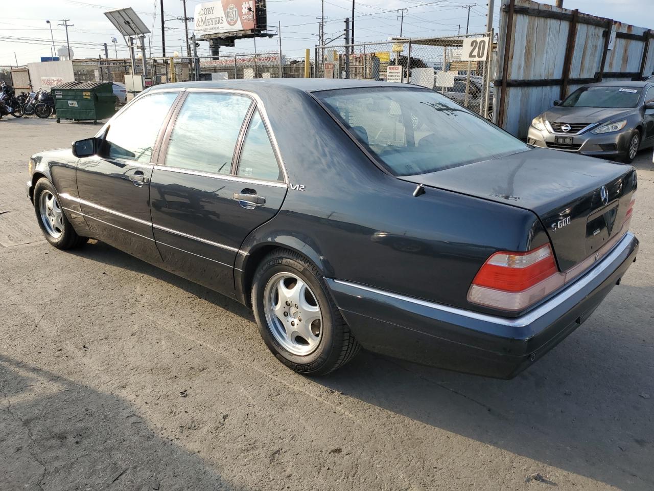 1999 Mercedes-benz S 600 Зеленый vin: WDBGA57G5XA428158