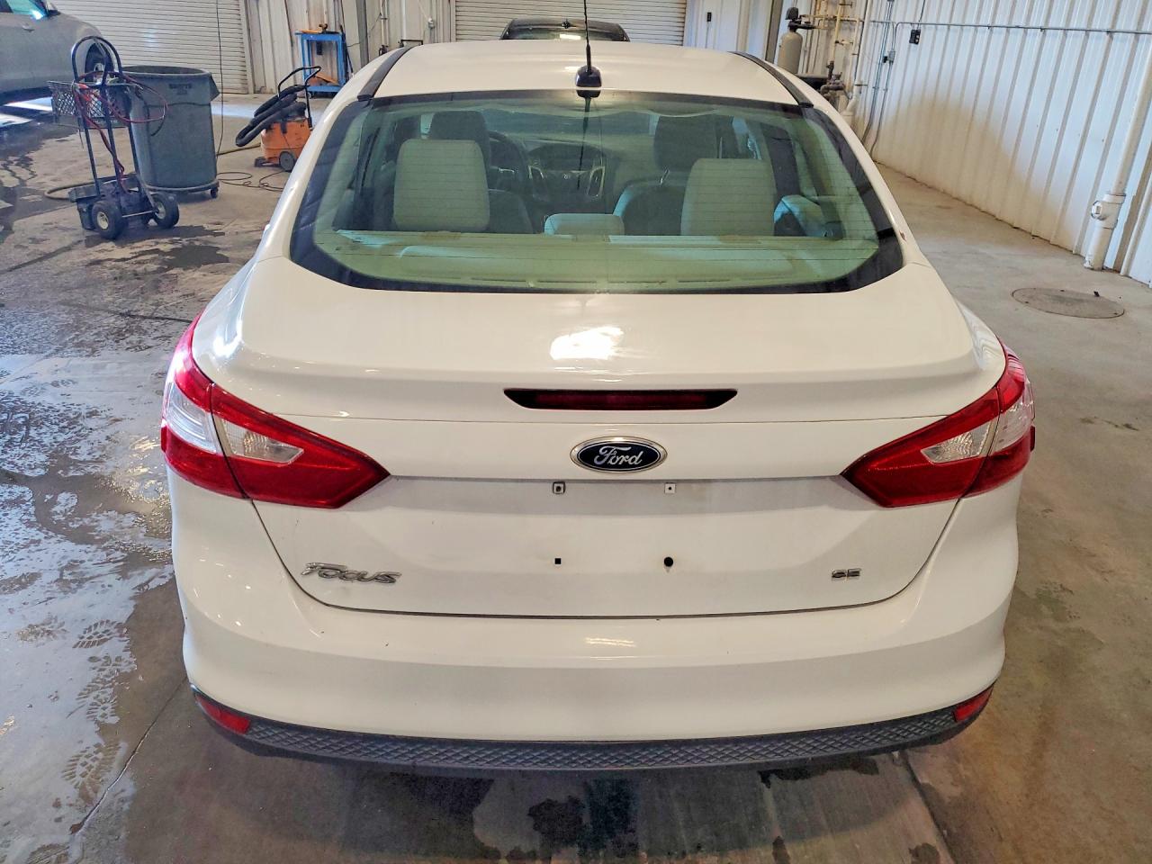 2012 Ford Focus Sel White vin: 1FAHP3H25CL115031