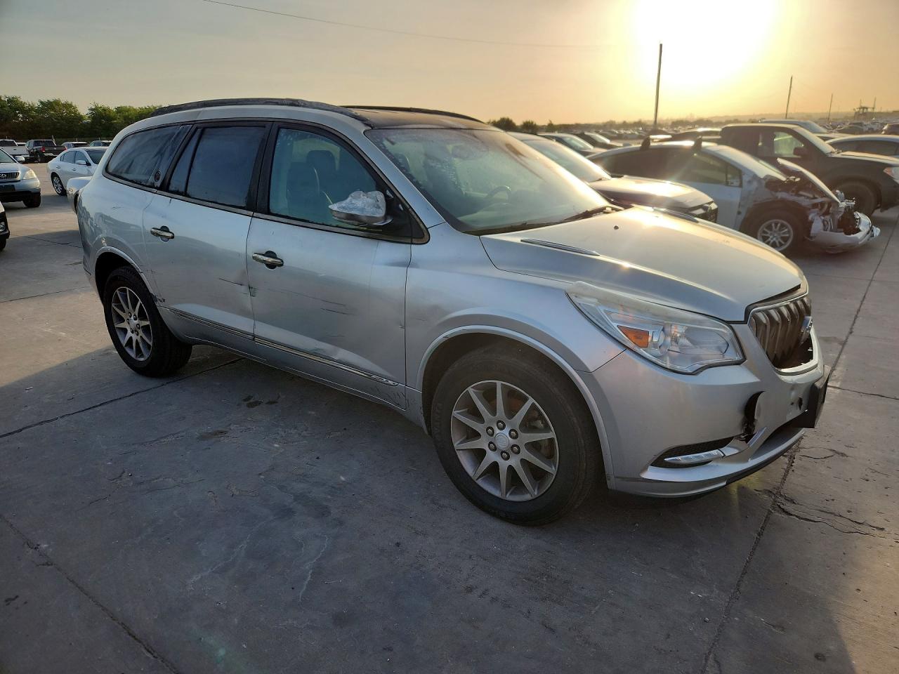 2015 Buick Enclave Silver vin: 5GAKRBKD7FJ354774
