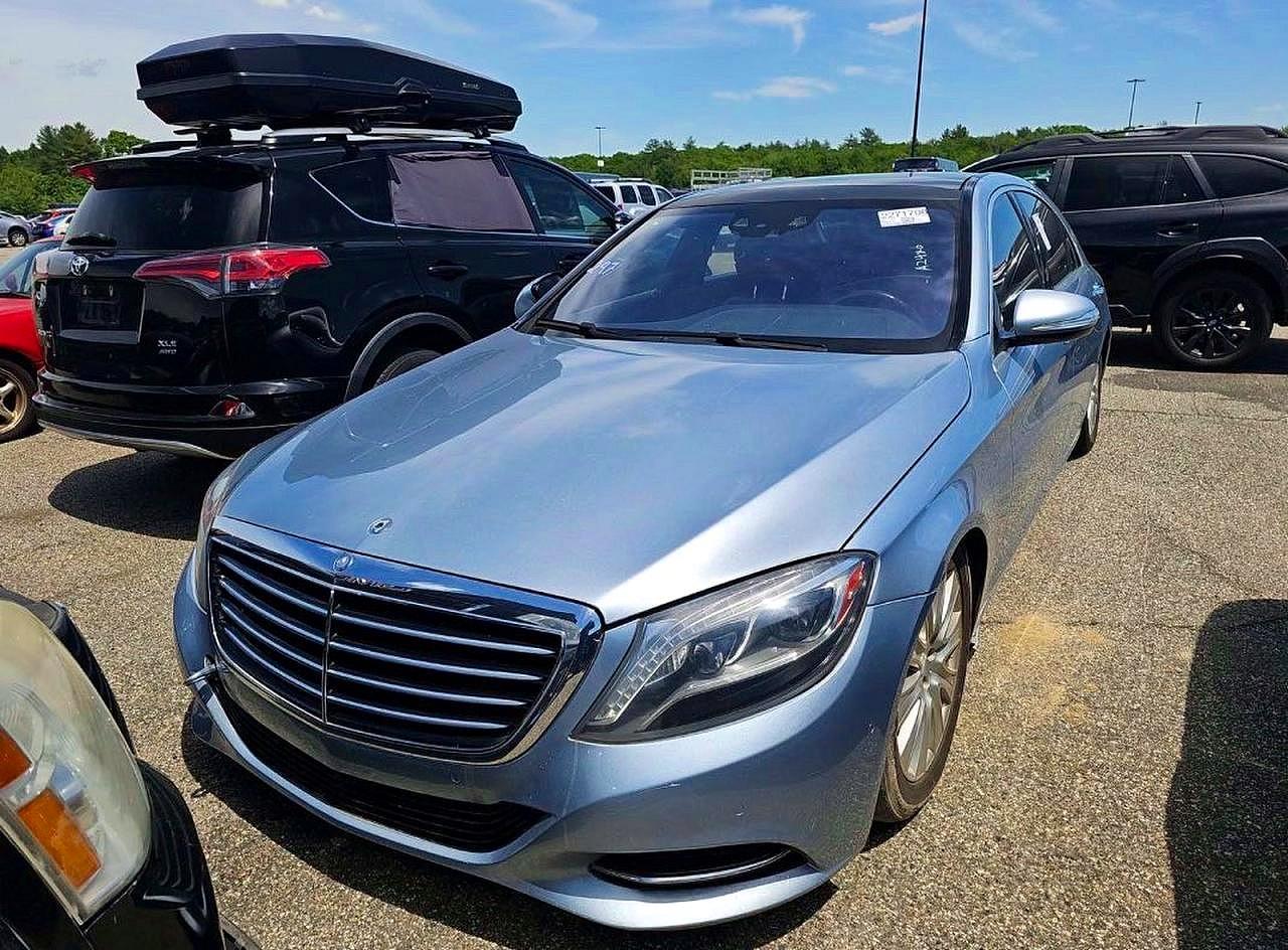 2014 Mercedes-benz S 550 4matic Silver vin: WDDUG8FB3EA034929